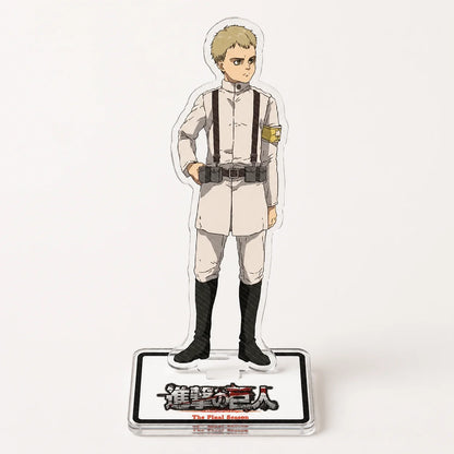 Attack On Titan Character Acrylic Stand Model Plate Anime Desktop Display Collectible Fan Gift Accessories Keychain Cartoon