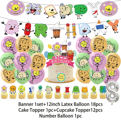 Battle For Dreaming Island Birthday Backdrop Set