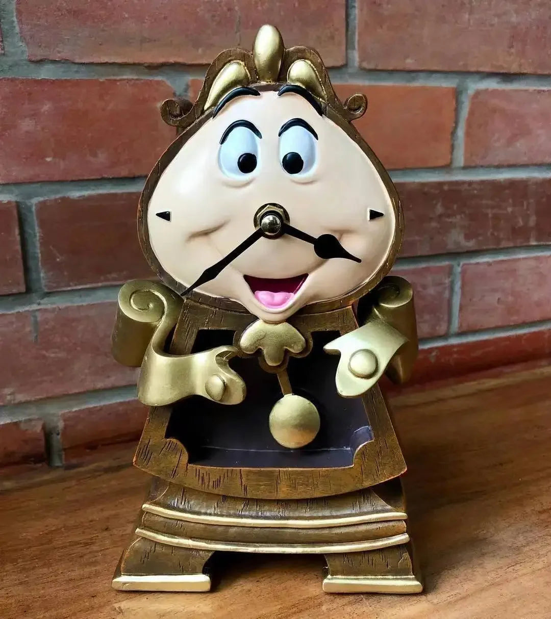 Beauty And The Beast Cogsworth Clock Statue