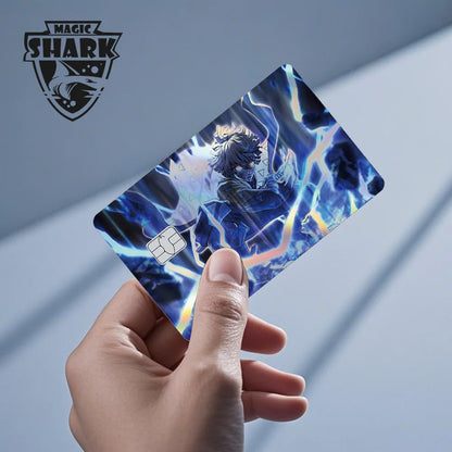 Demon Slayer Shark Holographic Card Skin