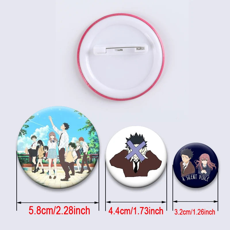 A Silent Voice Ishida Shouya Button Pin