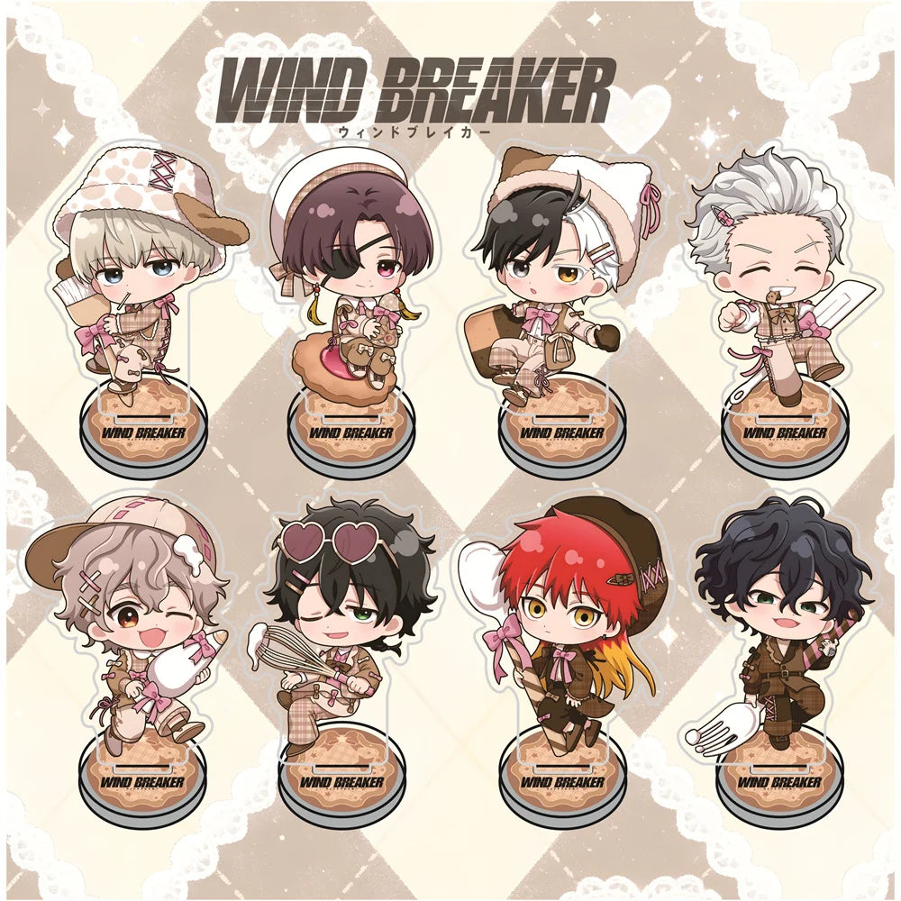 WIND BREAKER Brown Safari Acrylic Stand