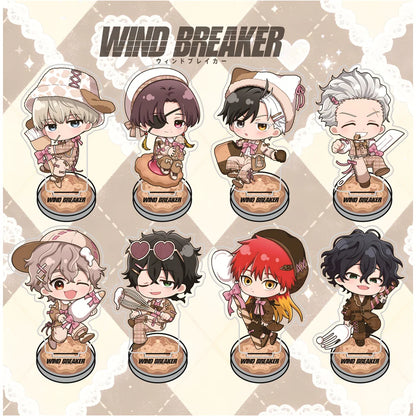 WIND BREAKER Brown Safari Acrylic Stand