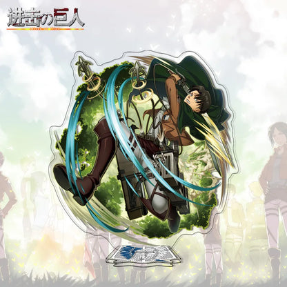 Attack on Titan Acrylic Stand Anime Large Stand Cartoon Cute Character Figure Display Stand Anime Merchandise Collectible Gift