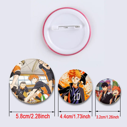 Haikyuu!! Anime Button Pins