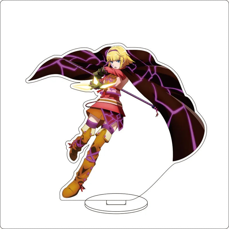 Anime Overlord Acrylic Stand Ornaments Ainz Ooal Gown Shalltear Bloodfallen albedo Cocytus Figure Stand Halloween Gifts