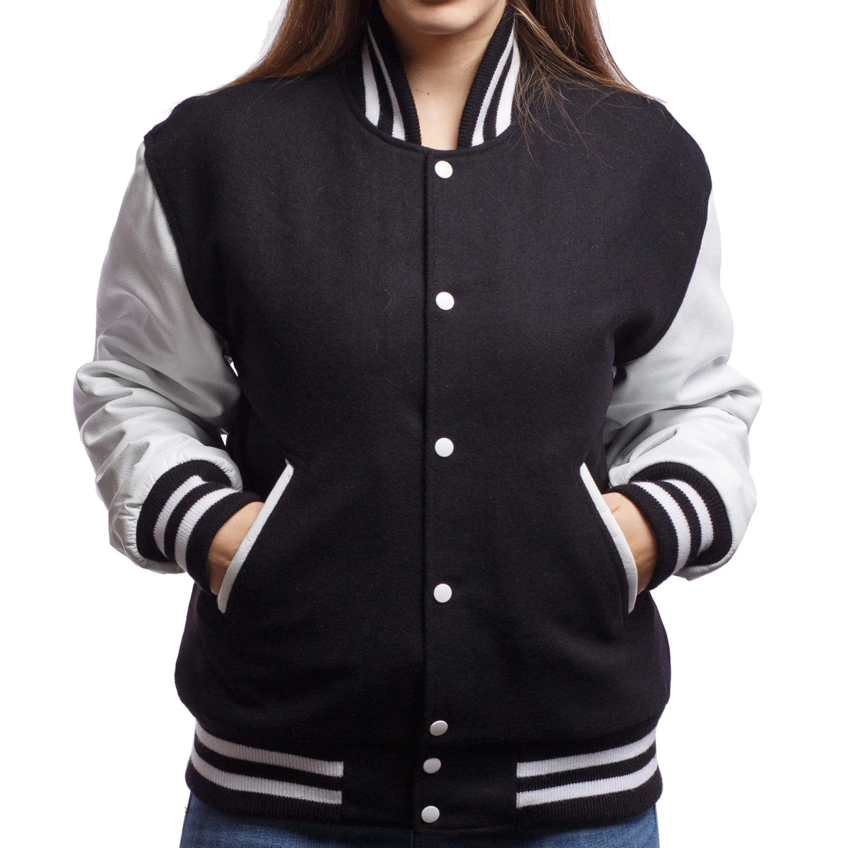 Attack on Titan Baseball Jacket with Colossal Titan Back Print Scouting Legion Logo and Japanese Text Sleeve Patterns