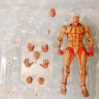 In Stock Attack On Titan Figure The Armored Titan Action Figures Pvc Collection Model Desk Decoration Statue Kids Toys Christmas
