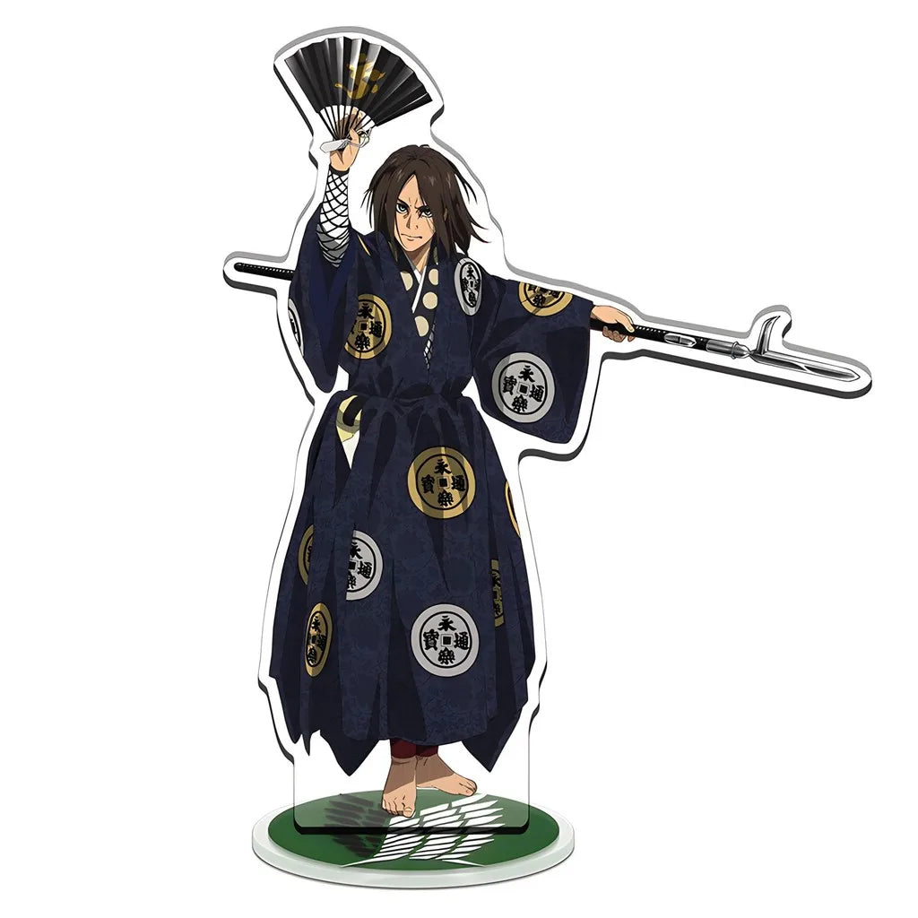 Anime Attack on Titan Great War on Titan Mica Model Eren Levi Mikasa Armin Desk Decoration High Standee Figure Desktop Display