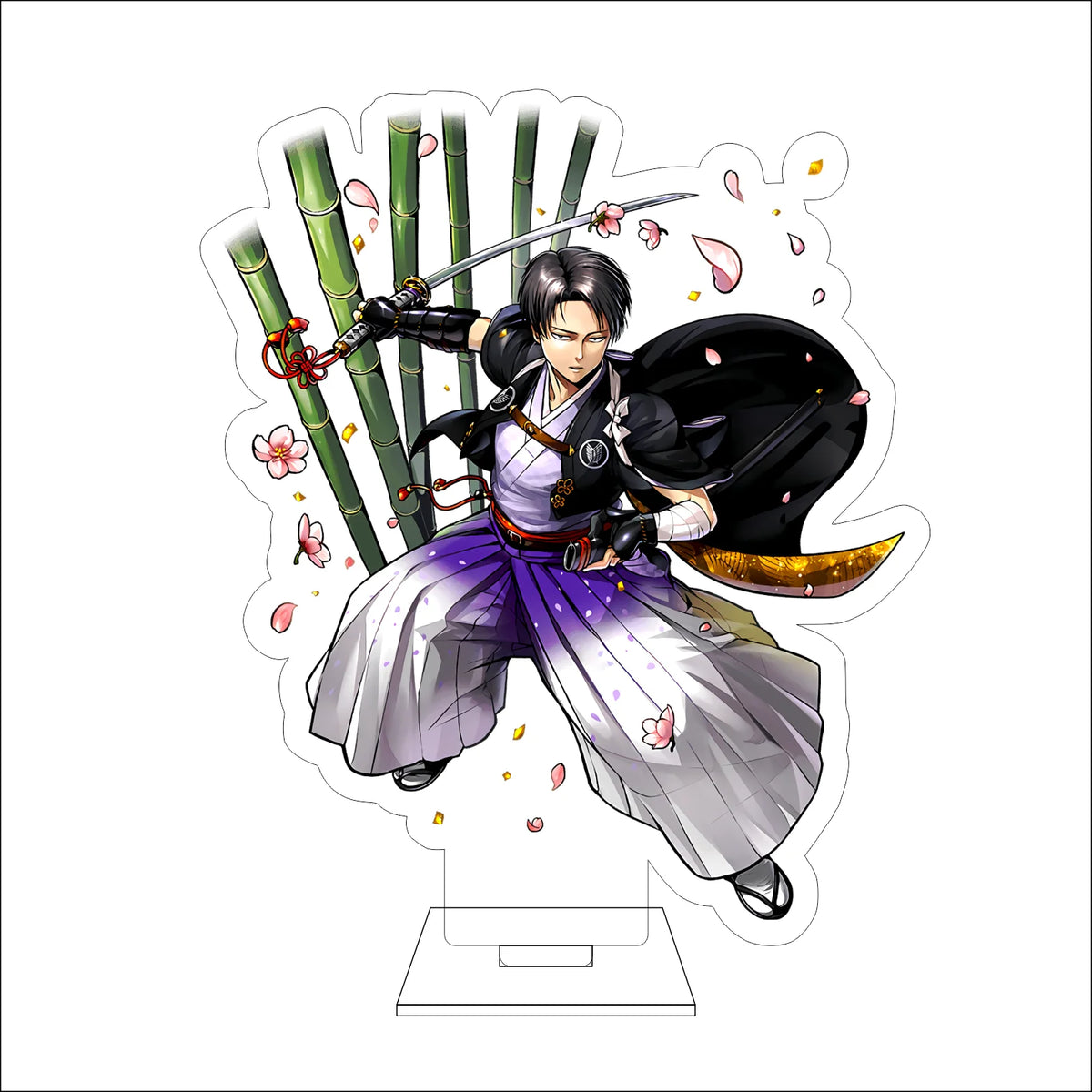 16CM Anime Attack on Titan Cosplay Acrylic Figure Stand Plate Armin Arlert Eren Jaeger Mikasa·Ackerman Ornaments Gifts