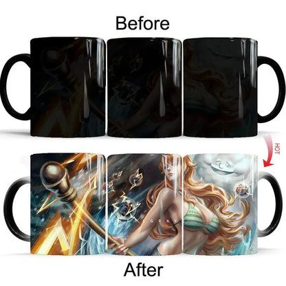 One Piece Luffy Color-Changing Mug