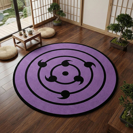 Naruto Rinnegan Area Rug