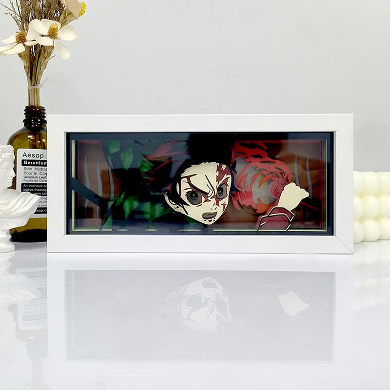 One Piece Zoro Shadow Box