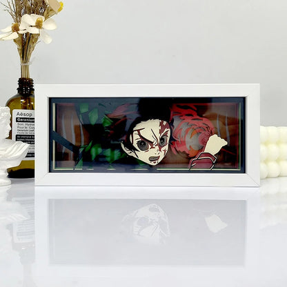 One Piece Zoro Shadow Box