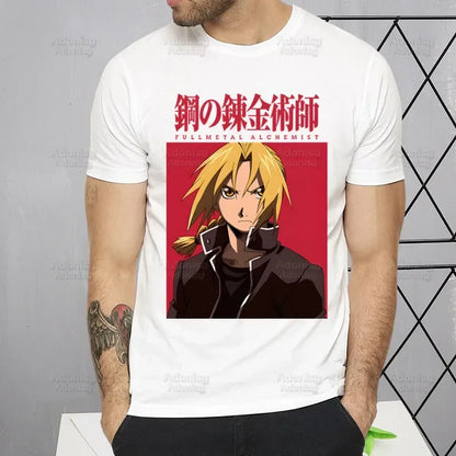 Fullmetal Alchemist Alphonse Elric T-Shirt – Harajuku Short Sleeve