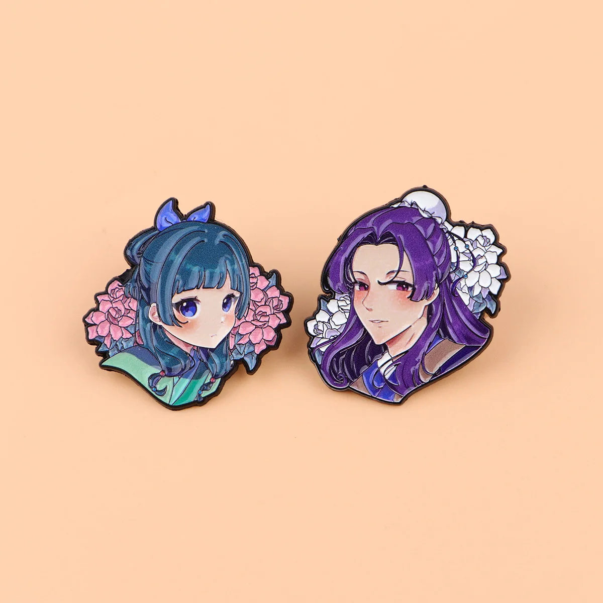 Anime Characters Kawaii Cat Enamel Pin