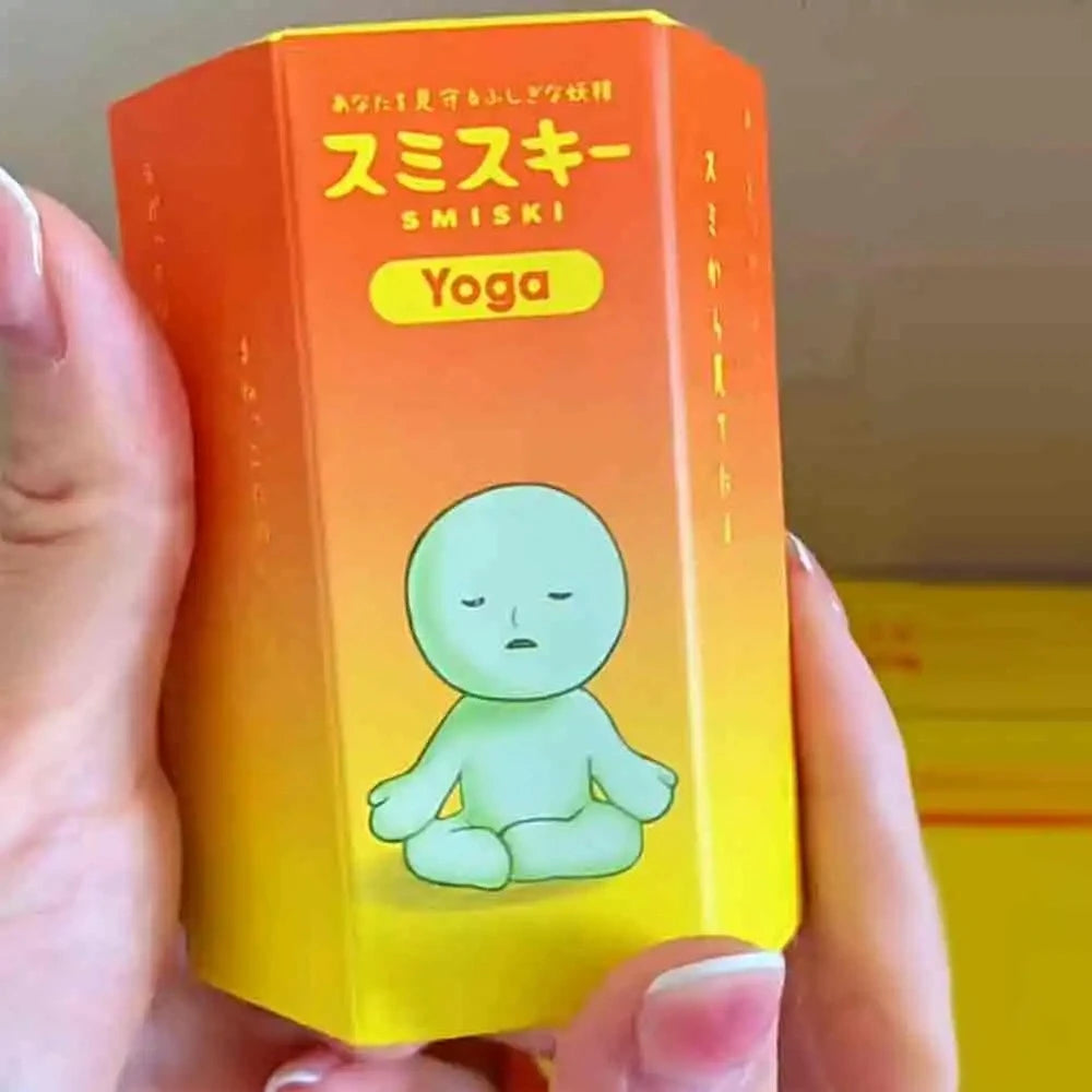 Sonny Angel Mini Figure Smiski Birthday Sunday Living Yoga Work Bath Hippers Moving Series Mystery Surprise Blind Box Toys Gifts