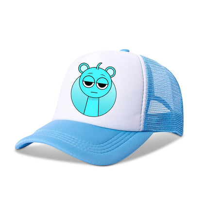 Sprunkis Cartoon Mesh Cap