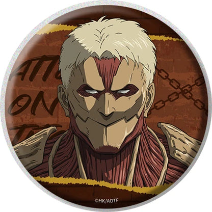58mm Anime Attack on Titan Eren Jaeger Mikasa·Ackerman Sasha Braus Cosplay COSTUME Badge Pin SPTE Tinplate Brooch﻿ Prop Gilf