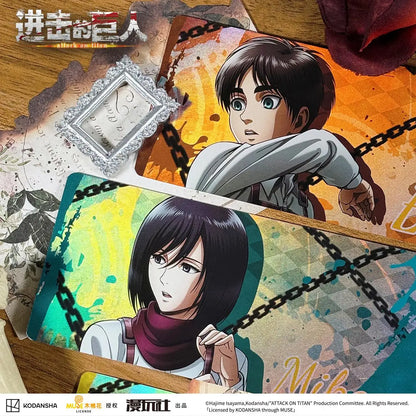 Attack on Titan Eren Jager Rival Ackerman Mikasa Armin Arlert Hanji Zoe China Official Authorization Relax Series Laser Ticket
