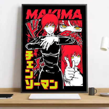 Chainsaw Man Makima Canvas Poster