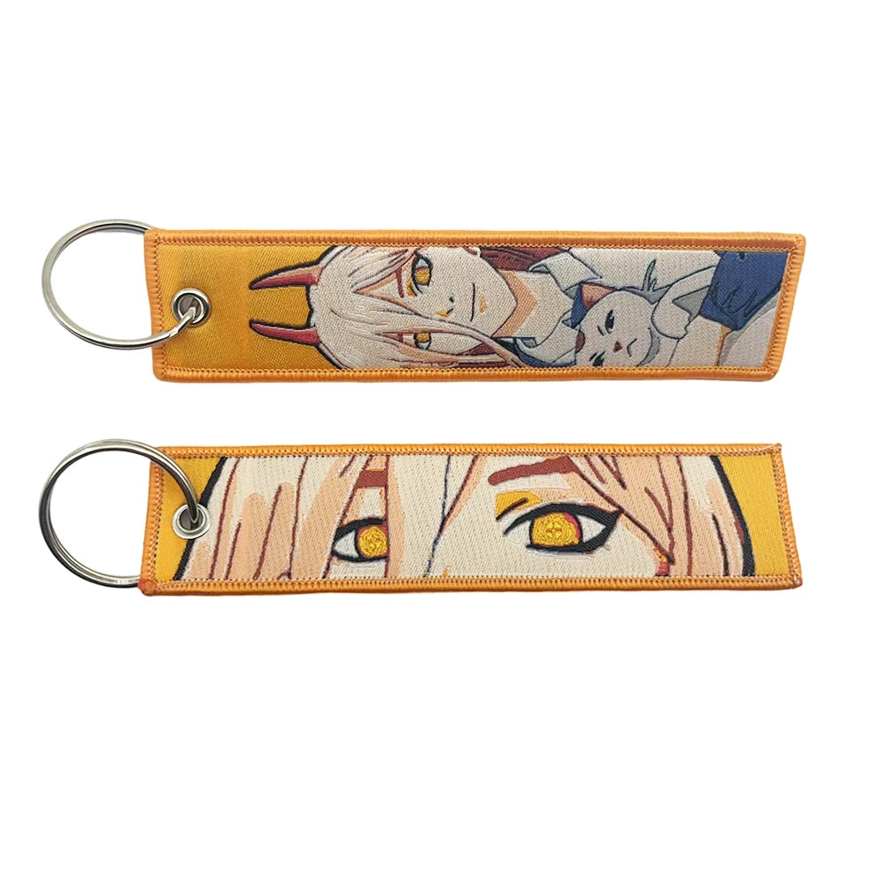 Anime Lock Keychain Pendant