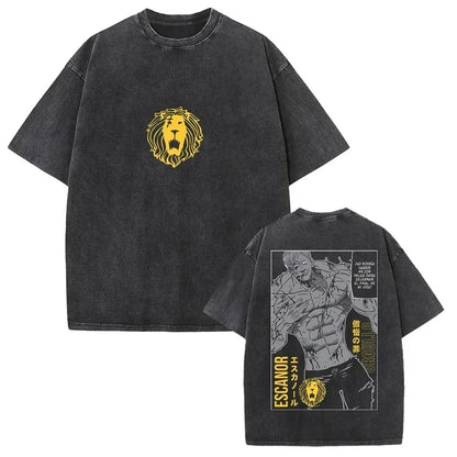 The Seven Deadly Sins Escanor Vintage Washed T-Shirt