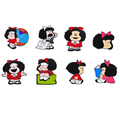 Mafalda Character Enamel Pin