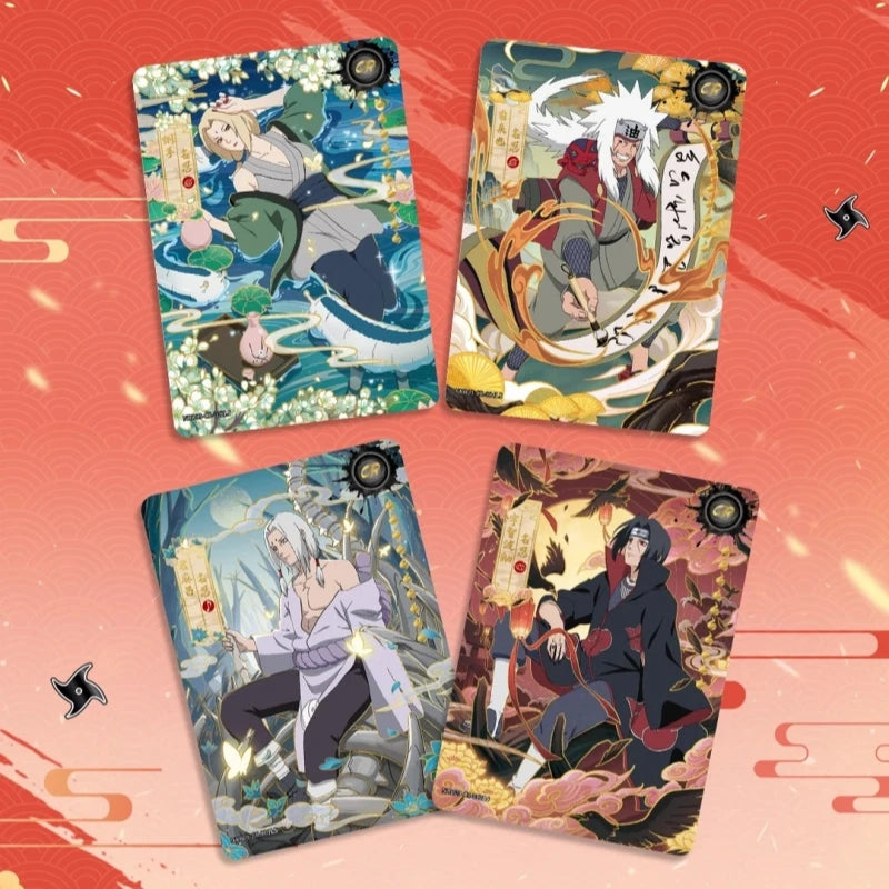KAYOU Authentic NARUTO Card Soldier Chapter 9 Uchiha Sasuke Tsunade Orochimaru Anime Cartoon Game Collection Peripheral Gifts