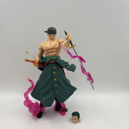 23cm/9in Anime ONE PIECE Figure Roronoa Zoro Action Figures Pvc Collection Model Toys for Gifts