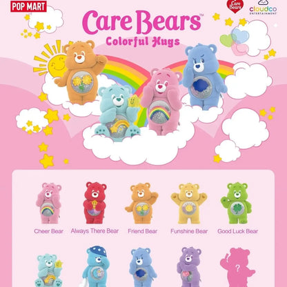 POP MART Care Bears Colorful Hugs Series Blind Box Toys Ornament Kawaii Anime Action Figure Doll Caixa Caja Surprise Mystery Box