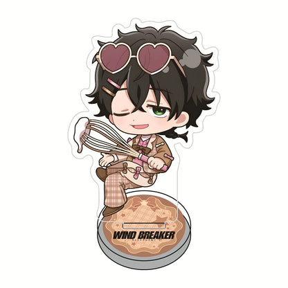 WIND BREAKER Brown Safari Acrylic Stand