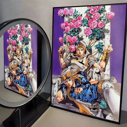 JoJo’s Bizarre Adventure Retro Canvas