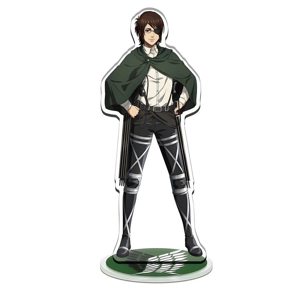 Anime Attack on Titan Great War on Titan Mica Model Eren Levi Mikasa Armin Desk Decoration High Standee Figure Desktop Display
