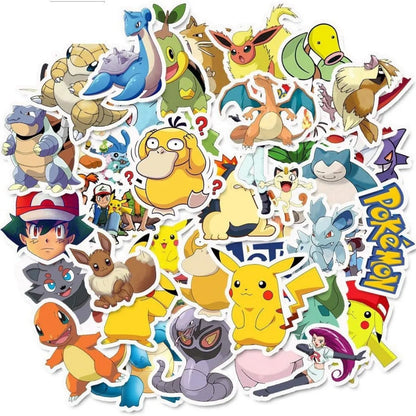 Pokemon Pikachu Waterproof Stickers