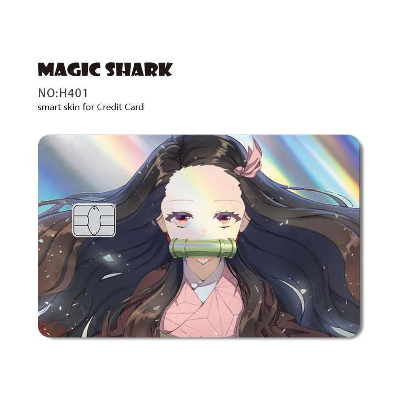 Demon Slayer Shark Holographic Card Skin