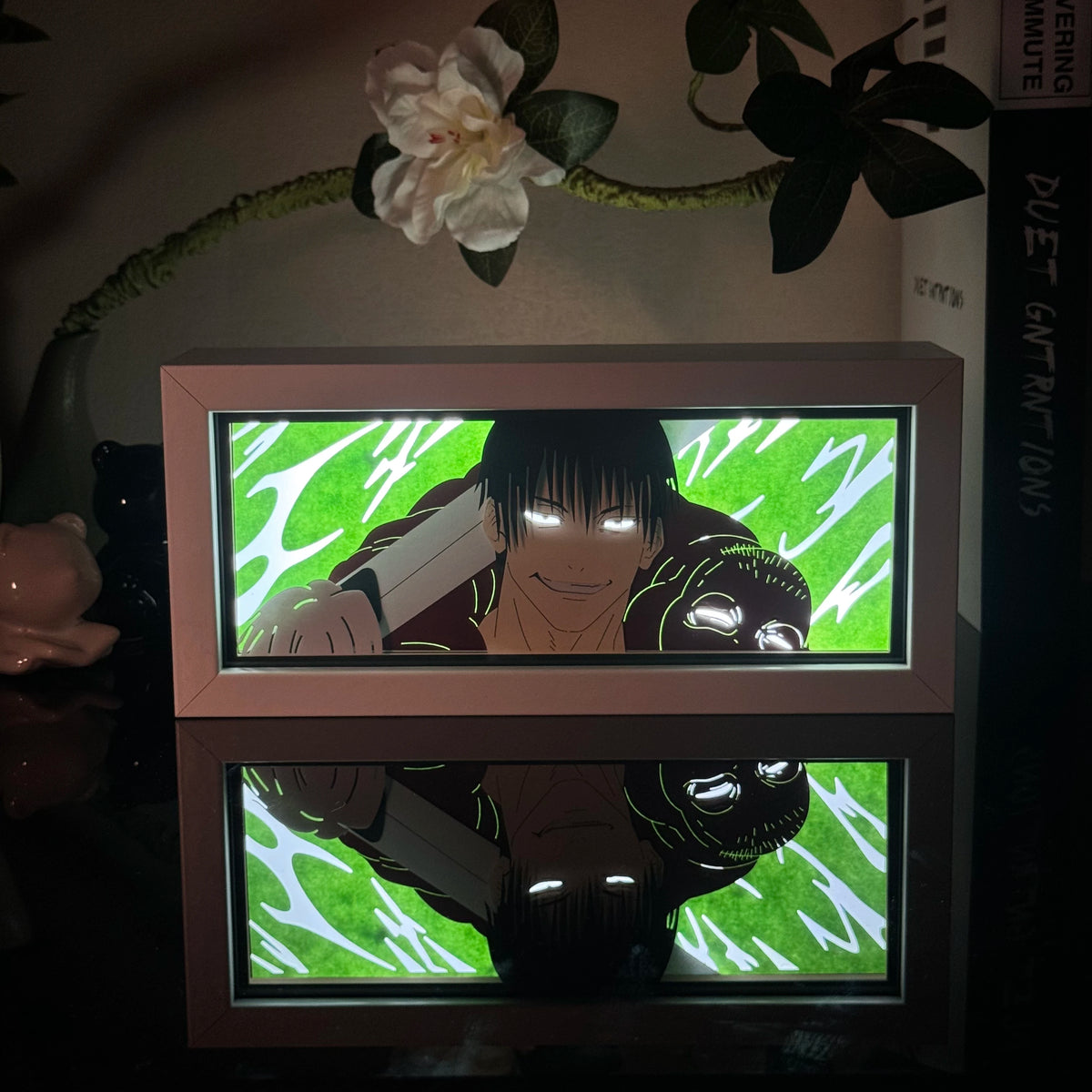 Anime Paper Carved LED Lamp