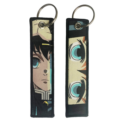 Anime Girls Embroidery Keychain
