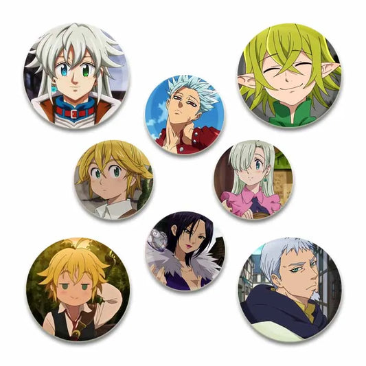 The Seven Deadly Sins Badge Brooch