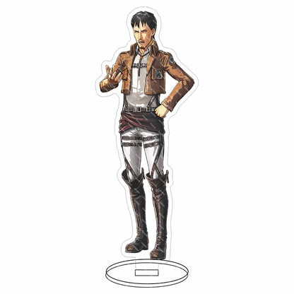 16CM Anime Figure ‌Attack on Titan Levi Ackerman Eren Jaeger Mikasa Ackerman Armin Arlert Cos Acrylic Stand Ornaments Gifts
