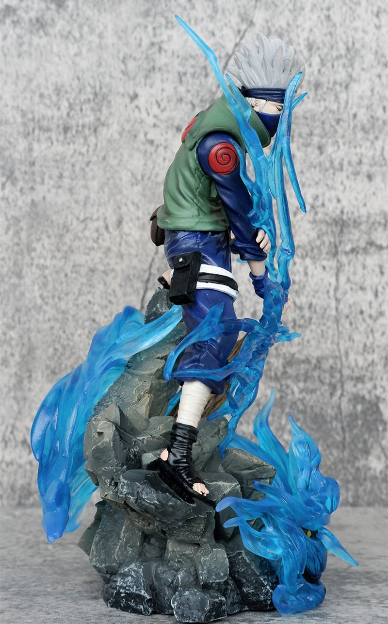 Anime 10th Anniversary Hatake Kakashi Chidori Ver. GK PVC Action Figure Battle Statue Collectible Model Game Toys Doll Gifts