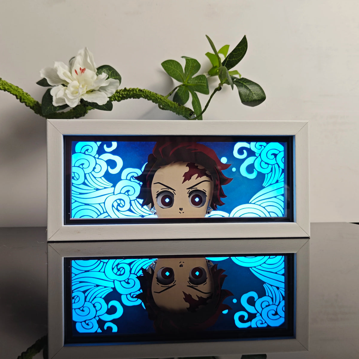 Anime Paper Carved LED Lamp