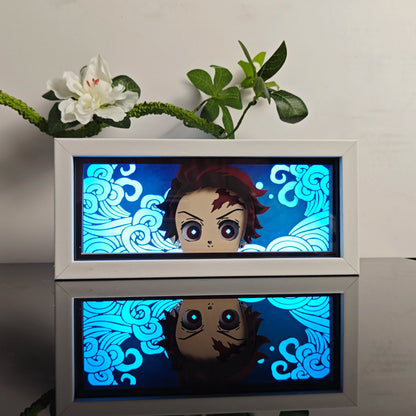 Anime Paper Carved LED Lamp