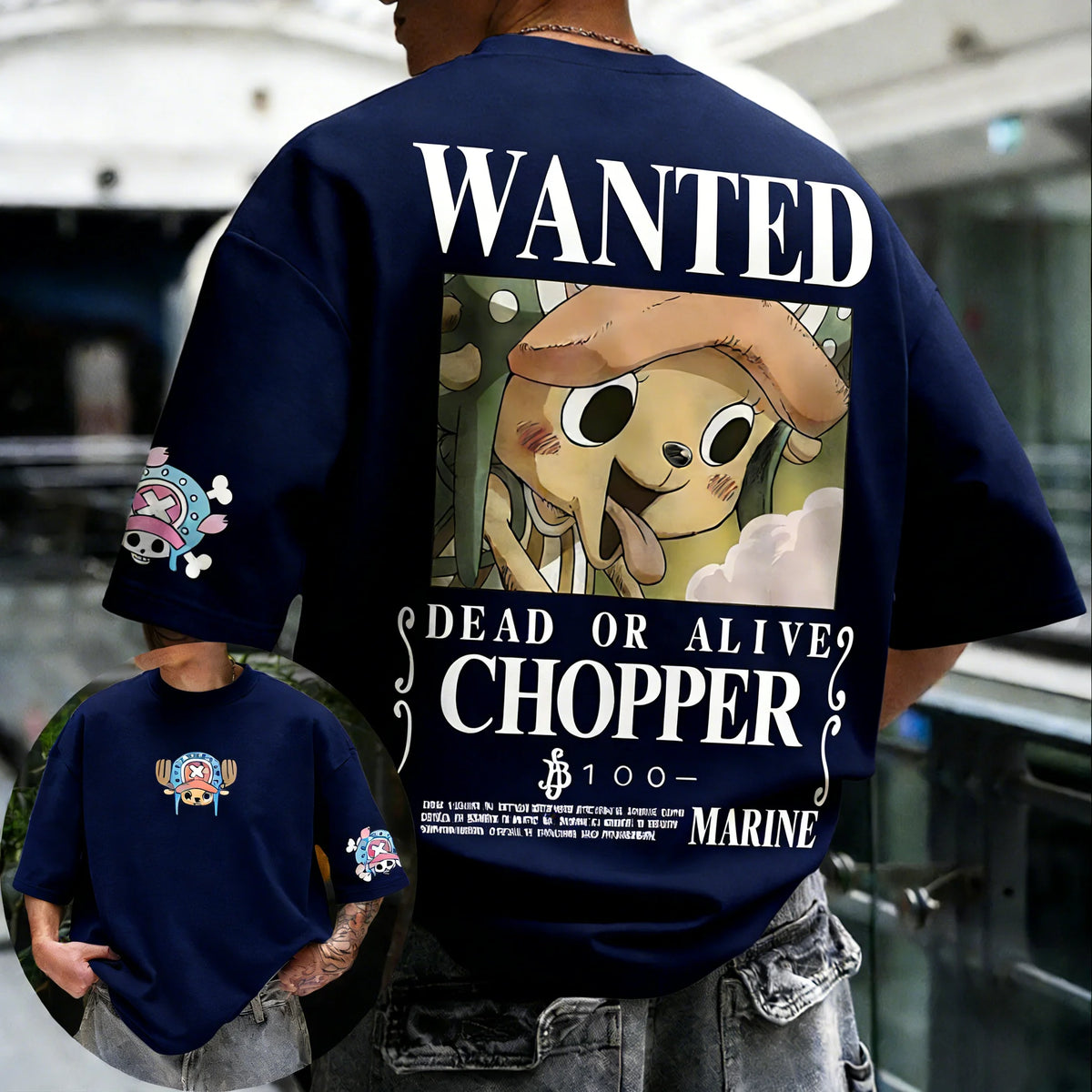 ONE PIECE Anime Chopper Joint Cotton T-shirt 2026 Summer New Men's and Women's Loose Casual Street Hip Hop Short Sleeved Top