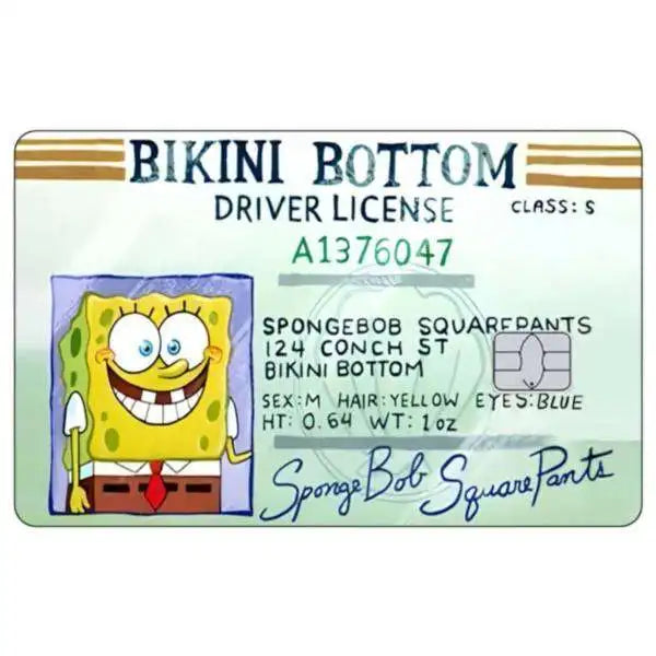 SpongeBob Patrick Star Card Skin