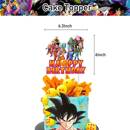 Dragon Ball Birthday Party Decorations Party Supplies Tablecloths Paper Cup Plates Napkin Gift Bags Banners Baby Birthday Shower
