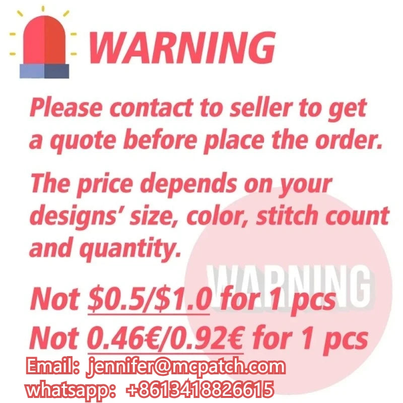 Custom Embroidered Patches Logo Patch Design Your Own Iron-On Patches Personalized Embroidered Patches for Clothes Backpacks Hat