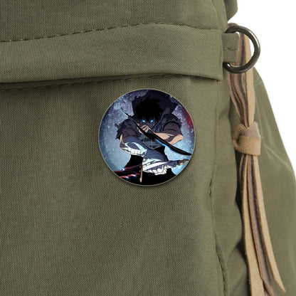 Solo Leveling Cheng Xiaoyu Button Pin