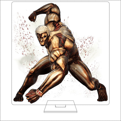 16CM Anime Attack on Titan Cosplay Acrylic Figure Stand Plate Ymir Sasha Braus Conny Springe Ornaments Gifts