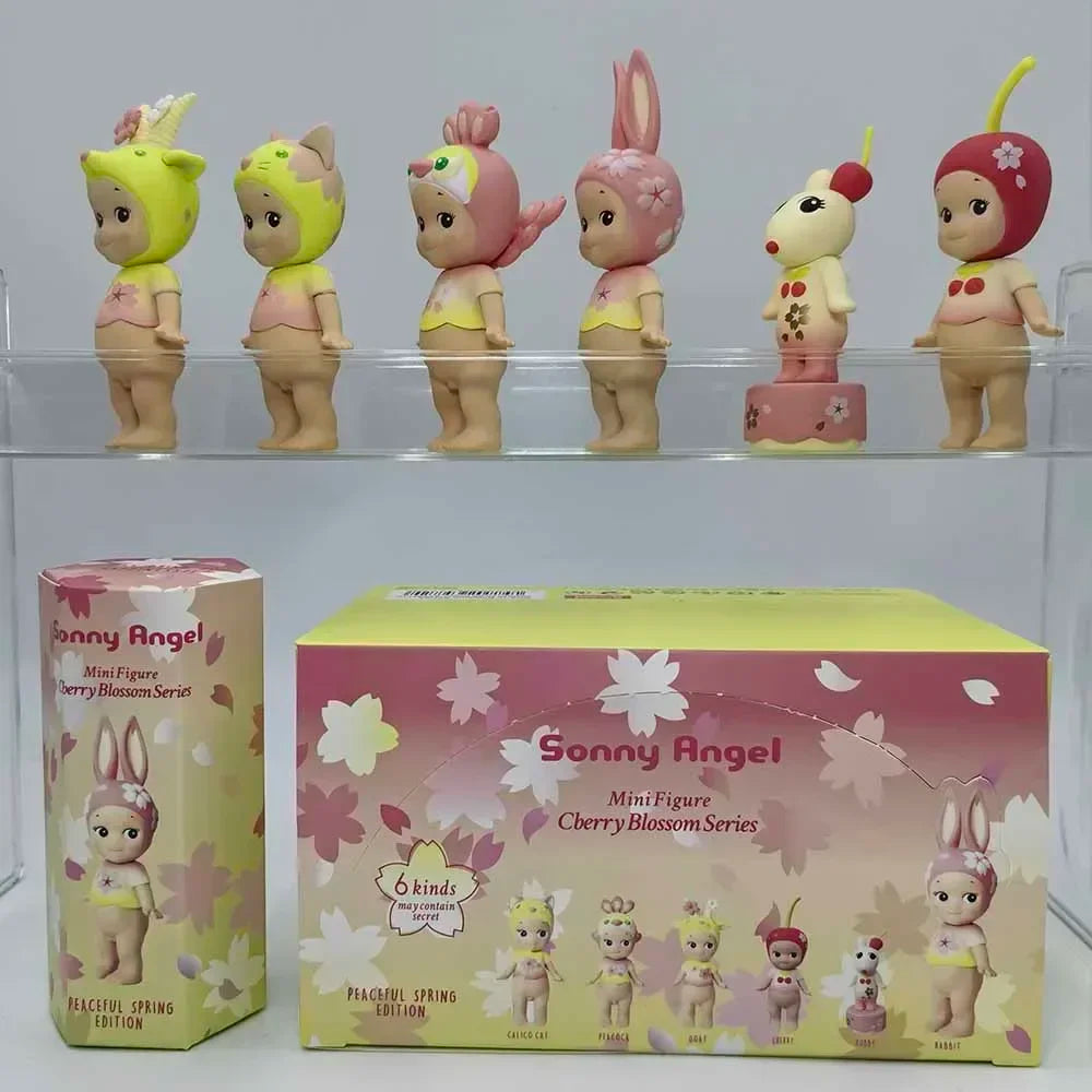 Mini Sonny Blind Box Cherry Blossom Spring Series Mini Anime Figures Ornaments Christmas Birthday Gift